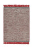 Grau / Rot / 170cm x 240cm