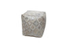 Grau / Silber / 45cm (L) x 45cm (B) x 45cm (H)