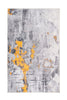 Grau / Gold / 120cm x 180cm