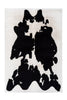 Schwarz / Weiß / 120cm x 160cm