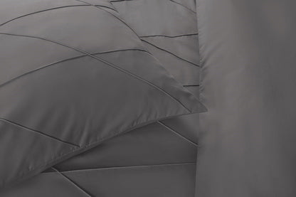Bettwäsche Lamia 125 Grau 135cm x 200cm / 80cm x 80cm
