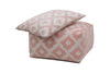 Weiß / Pastellrosa / Hocker: 80cm x 80cm x 40cm / Kissen: 80cm x 80cm