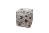 Elfenbein / Chrom / 45cm (L) x 45cm (B) x 45cm (H)
