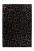 Schwarz / Gold / 120cm x 170cm