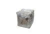 Grau / Silber / 45cm (L) x 45cm (B) x 45cm (H)