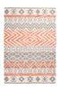 Grau / Apricot / 160cm x 230cm