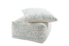 Elfenbein / Mint / Hocker: 80cm x 80cm x 40cm / Kissen: 80cm x 80cm