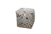 Elfenbein / Chrom / 45cm (L) x 45cm (B) x 45cm (H)