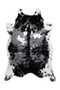 Schwarz / Weiß / 160cm x 230cm
