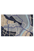 Blau / 64cm x 168cm