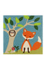 Multi Fox / 130cm x 130cm ECKIG