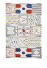 Elfenbein / Multi / 120cm x 170cm