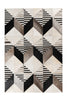 Schwarz / Multi / 120cm x 170cm