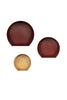 Dunkelrot / Bordeaux / Gold / ca. 12cm (L/T) x 27/31,5/39,5cm (B) x 26/30/37,5cm (H)