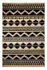 Schwarz / Naturell / 160cm x 230cm
