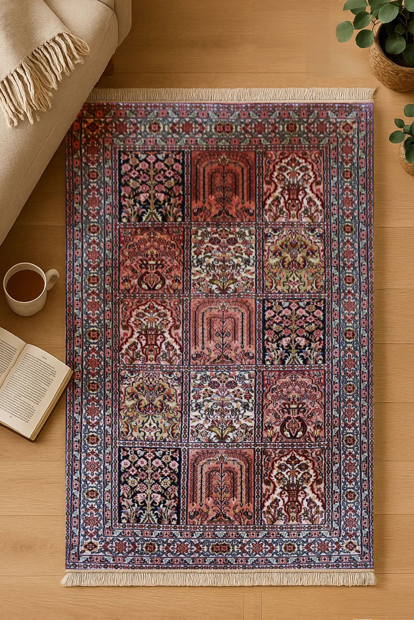 R.Taj 9314 Multi 92cm x 157cm (B.No. 45)