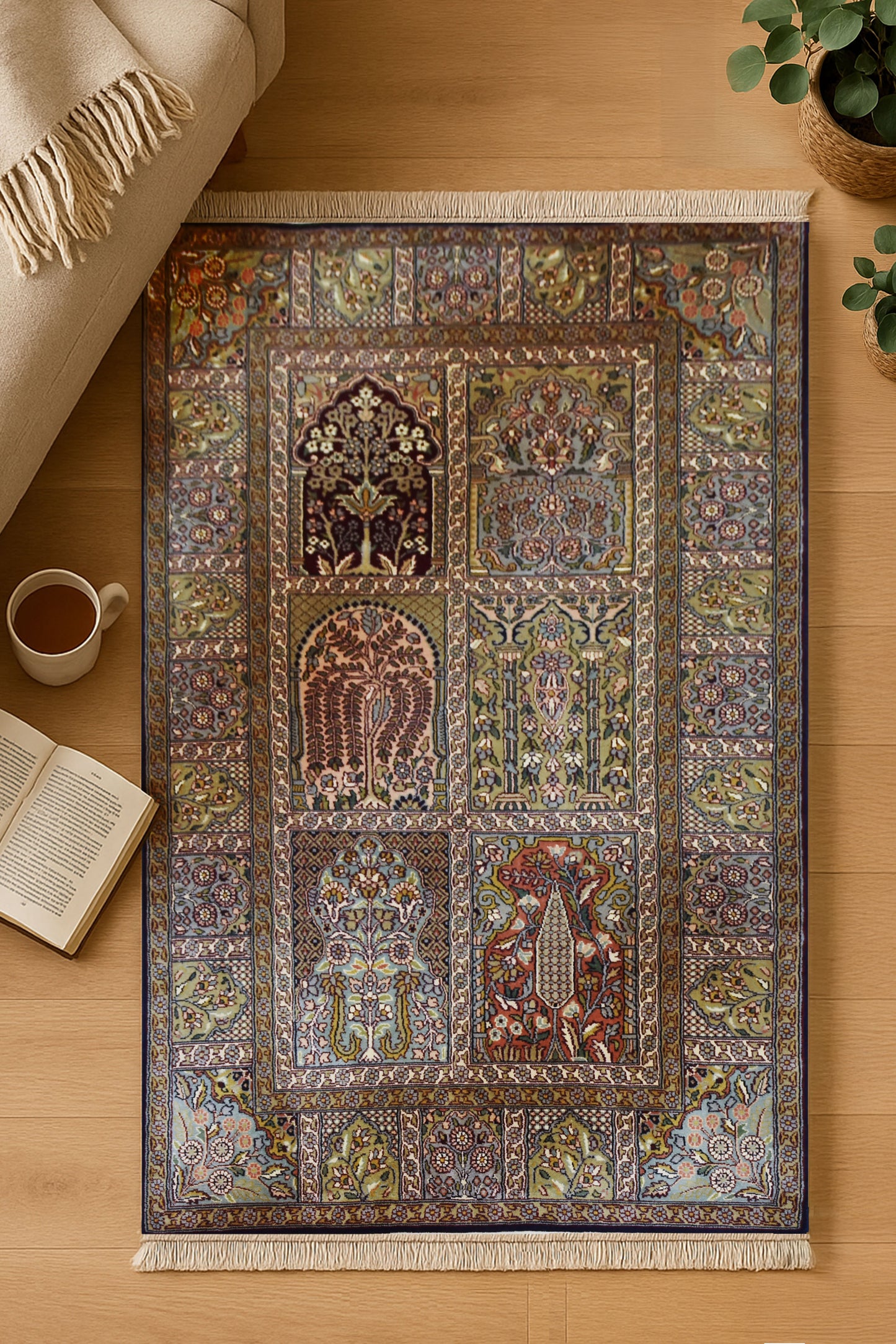 Hamadan 8450 Multi 95cm x 158cm (B.No. 49)